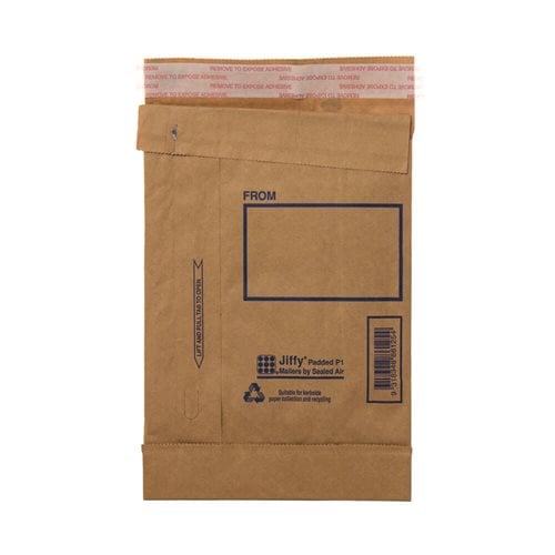 Size 1 Jiffy Padded Mailing Bags 150x225mm (Qty:200)