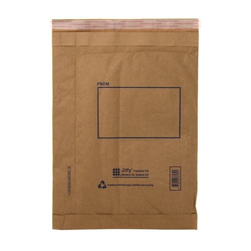 Size 6 Jiffy Padded Mailing Bags 300x405mm (Qty:50)