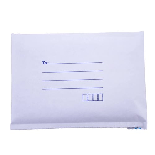 White Paper Mailer Bags Bubblewrap Interior 151x229mm (Qty:300)