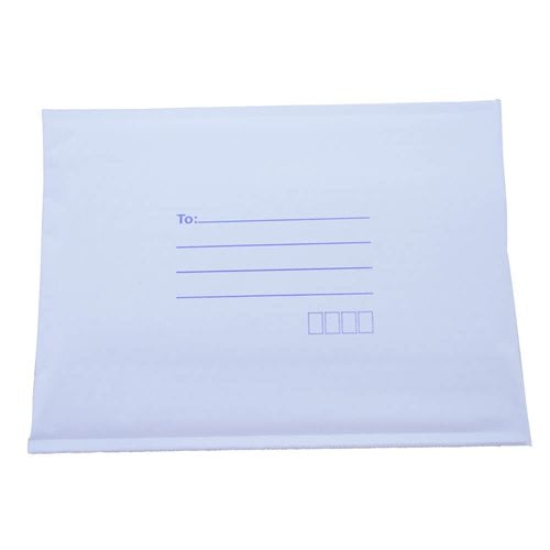 White Paper Mailer Bags Bubblewrap Interior 241x343mm (Qty:100)