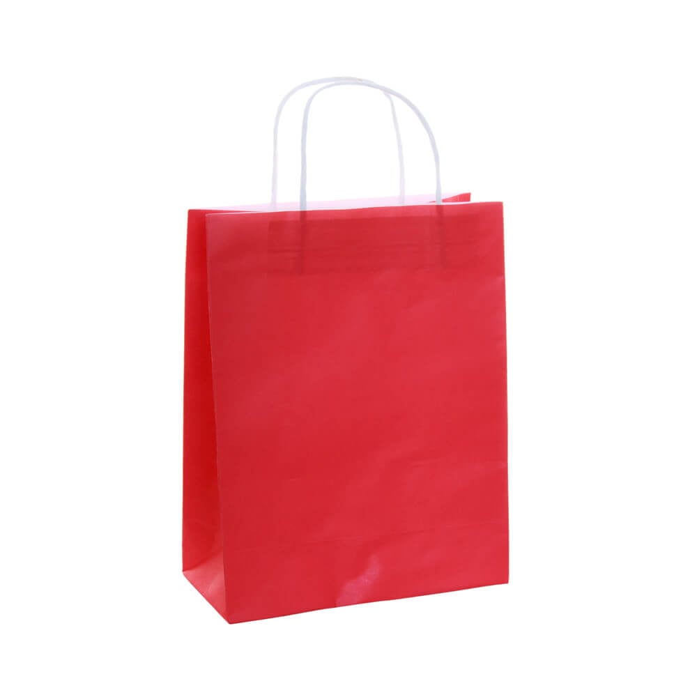 Red discount kraft bags