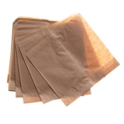 Flat Brown Paper Bags Size 2 200x195mm (Qty:500)