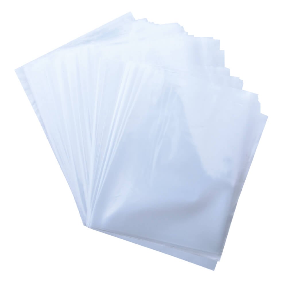 Clear Polythene Bags 205x255mm 35µm — Food Grade Material | QIS Packaging