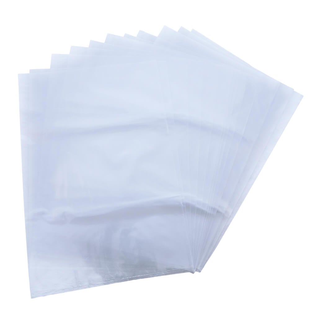 Heavy clear plastic deals bags