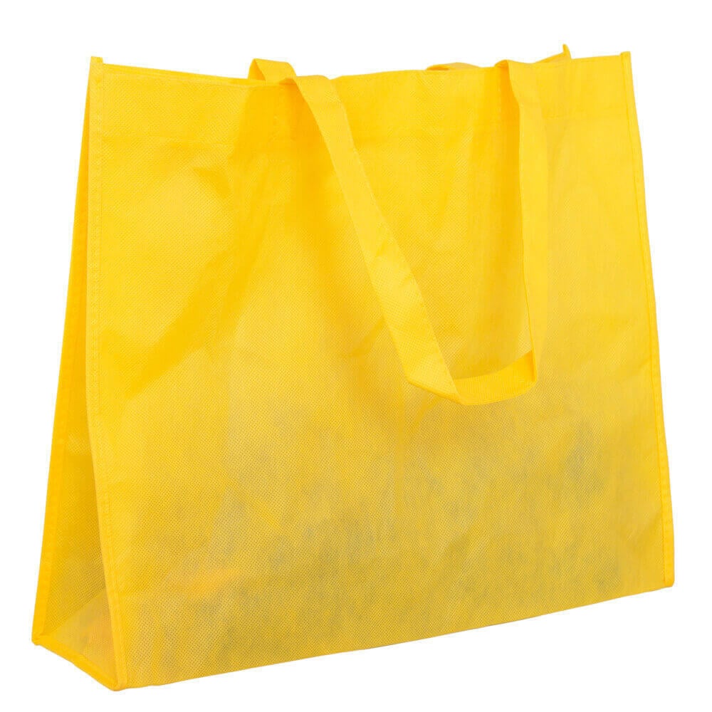 Yellow Non Woven Polypropylene Bag Reusable Eco Shopping Bag