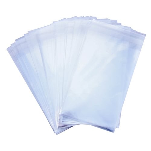 BOPP Peel & Seal Bags + Tape 150x100mm 35µm (Qty:1000)