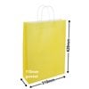 A3 Yellow Paper Carry Bags 310x420mm (Qty:50)