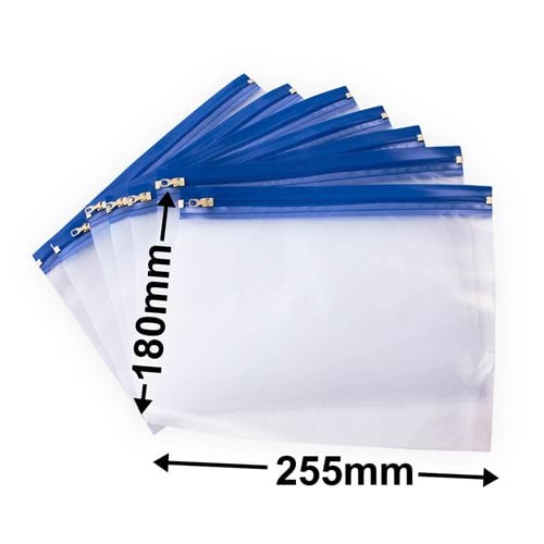 Slider Write-On Strip Zipper Poly Bags