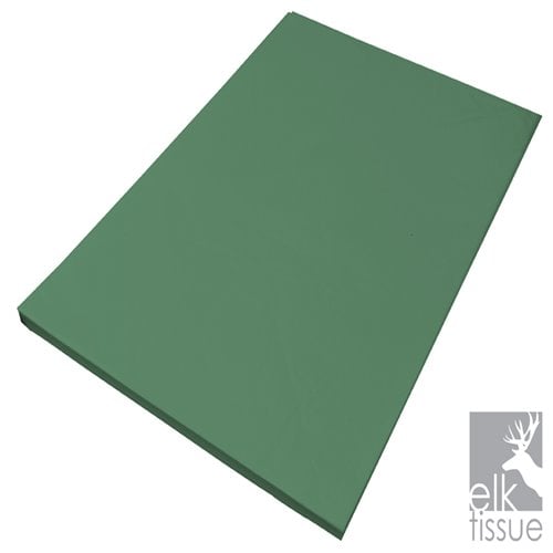 Hunter Green Tissue Paper Sheets 500x750mm 17GSM (Qty:500) - dimensions