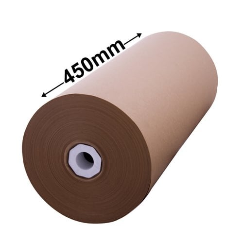 450mm wide 80gsm thick Brown Kraft Paper Roll - dimensions