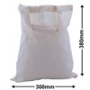 Two Handle Calico Bags 380x300mm | Natural Calico (Qty:50)