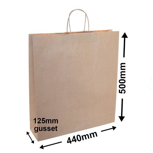 Extra large 2025 kraft paper bags